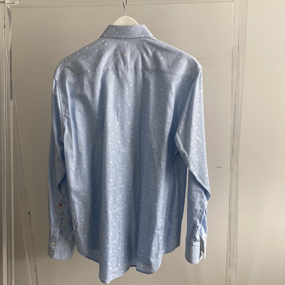 Robert Graham Blue Dress Shirt - Picture 6 of 7